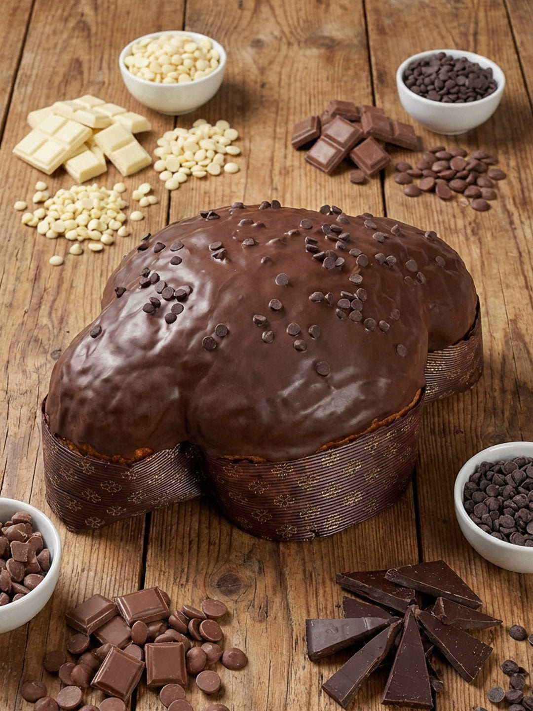 Colomba ai Tre Cioccolati